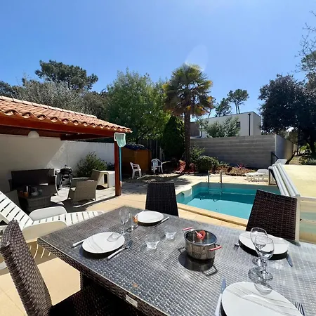 Maison Confortable Avec Piscine Privee A Jean De Monts - Fr-1-323-571 Saint-Jean-de-Monts