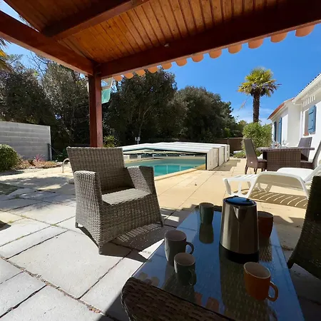 Maison Confortable Avec Piscine Privee A Jean De Monts - Fr-1-323-571 Casa de Férias