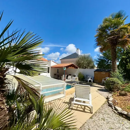 Maison Confortable Avec Piscine Privee A Jean De Monts - Fr-1-323-571 Casa de Férias